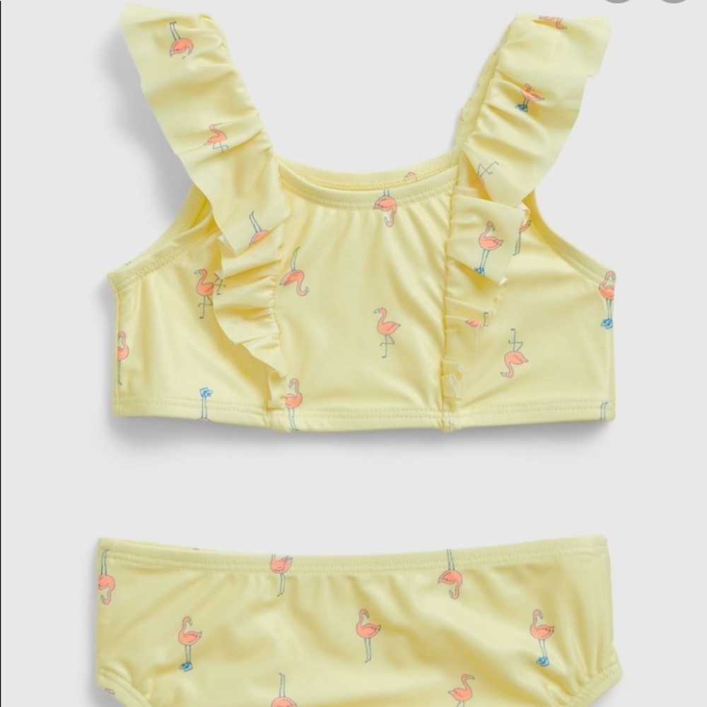 NEW Gap Flamingo 2 pc bathing suit